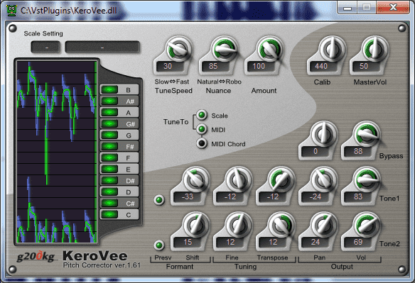 octave droping vst