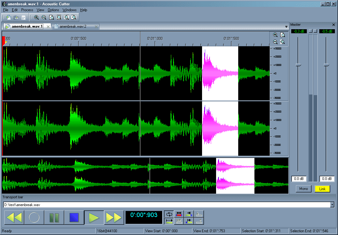 wav audio trimmer